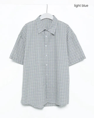 Checked half shirt