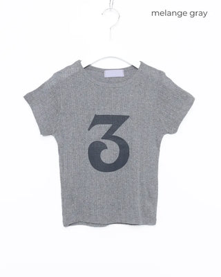 3 French Sleeve Cropped T-Shirt