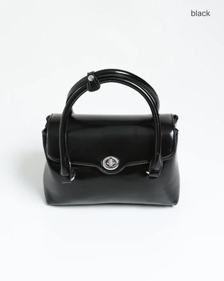 Square Silver Buckle Point Bag
