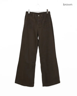 Pocket Point Cotton Wide Pants