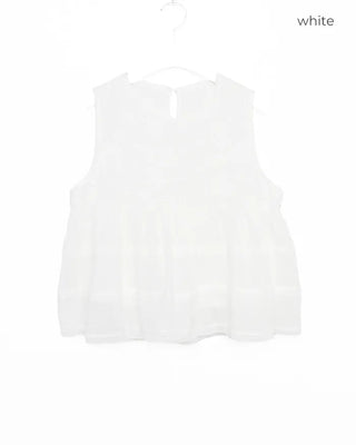 Flower Tiered Sleeveless Dress