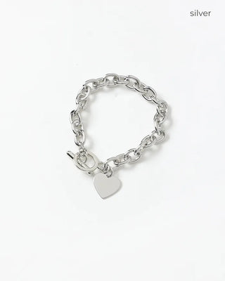 Heart Chain Bracelet
