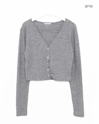 Cardigan & Sleeveless Set