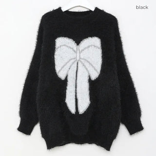 Big ribbon detail knit