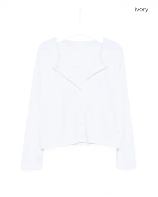 Basic camisole cardigan set
