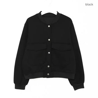 Two-pocket cropped jacket