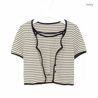 Striped camisole set