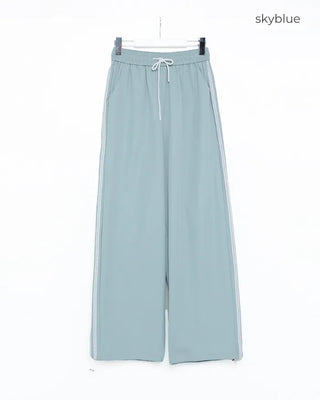 2-way lace-line windbreaker pants
