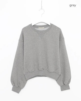 Balloon Cropped Sweatshirt