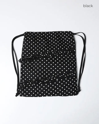 Dot Frill String Backpack