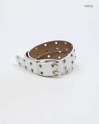 Double eyelet belt