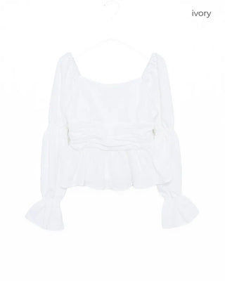 Volume Gathered Blouse
