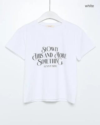 Lettering Point Short-Sleeve T-Shirt