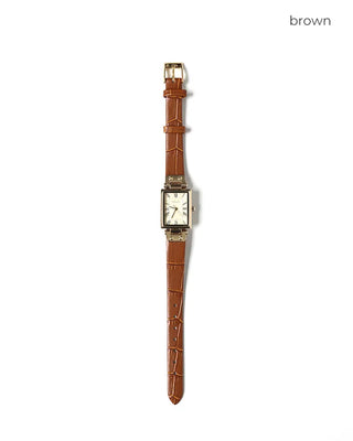 Square wristwatch