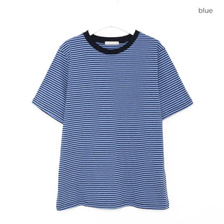 Striped short-sleeved T-shirt