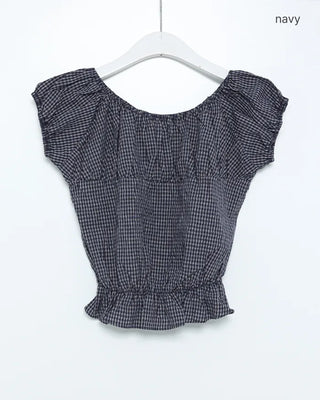 Checked blouse