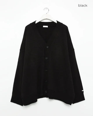 Oversized Button Long Cardigan