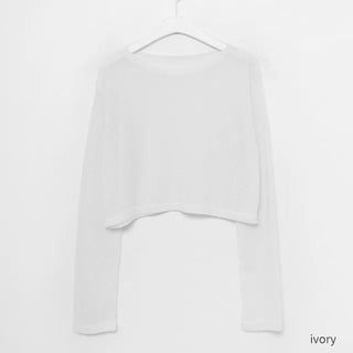 Round neck summer knit