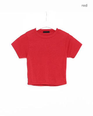 Cropped soft t-shirt