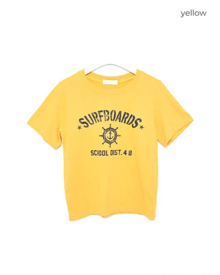 Marine print lettering T-shirt