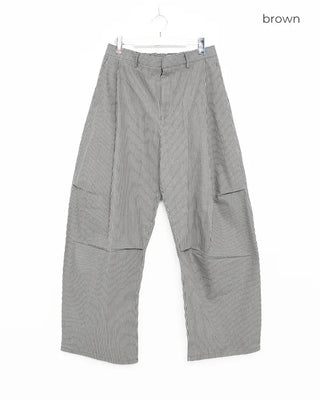 (Unisex) Striped Pintuck Overpants
