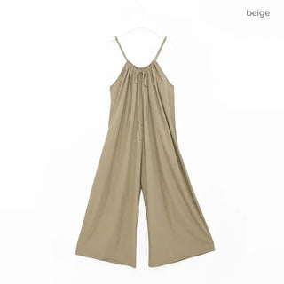 String Wide Jumpsuit