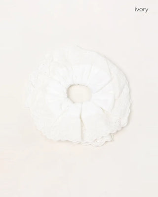 Punching Lace Big Scrunchie