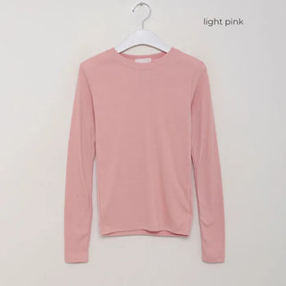 Colorful basic long-sleeved T-shirt