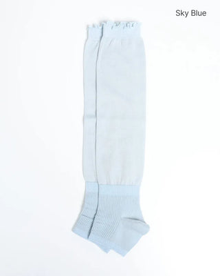 See-through high-leg warmer