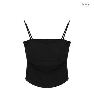 Camisole with shirred cups
