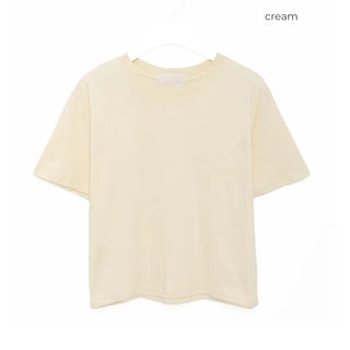 Colorful basic short-sleeved T-shirt