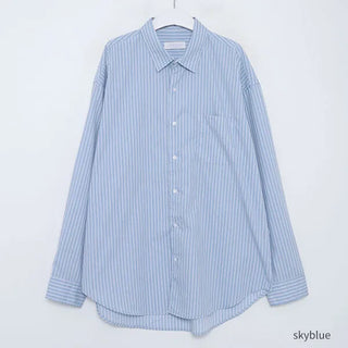 Oversized striped shirt