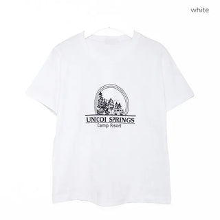 Printed cropped short-sleeved T-shirt