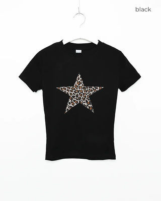 Leopard Star Short-Sleeved T-Shirt
