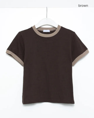 Color Layered Ringer T-Shirt