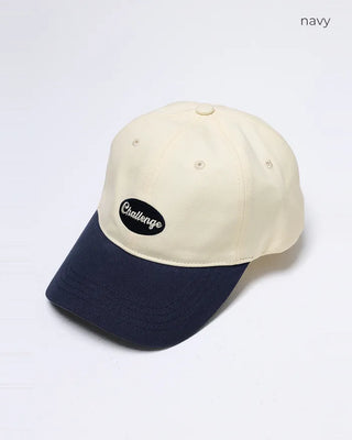 Two-tone lettering cap