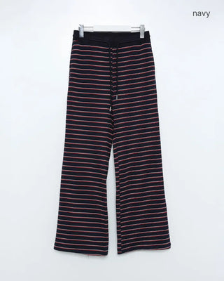 Striped Long Easy Pants