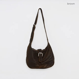 Buckle Round Shoulder Bag