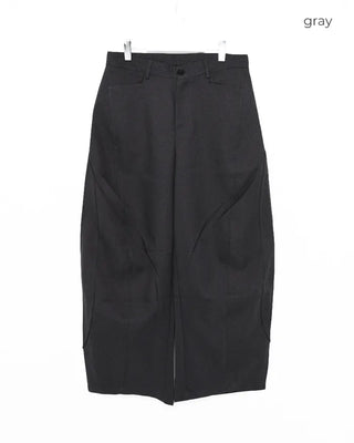 Slit wide pants
