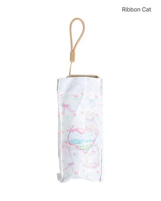 Lightweight parasol with cat print