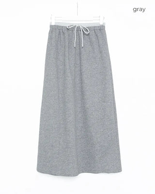 Sweat long skirt