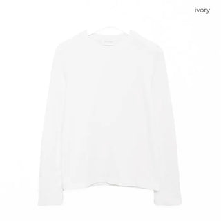 Basic brushed cotton T-shirt