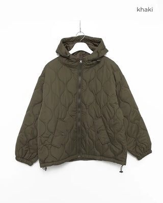Wave quilted hood padding