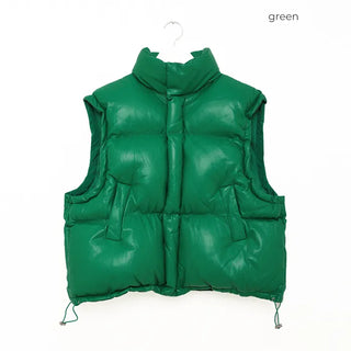 (Unisex) Vegan Leather Padded Vest