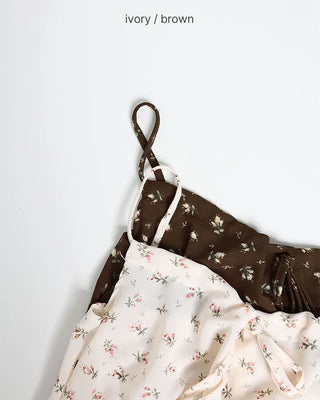 Flower Frill Camisole Dress