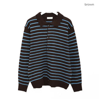 (Unisex) Striped Color Cardigan