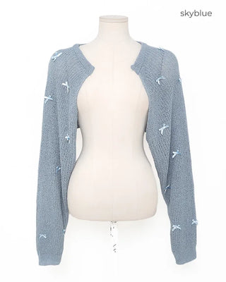 Ribbon Bolero Cardigan