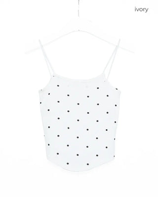 Polka dot camisole