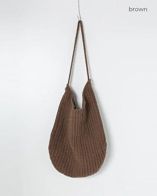 Knitted shoulder bag