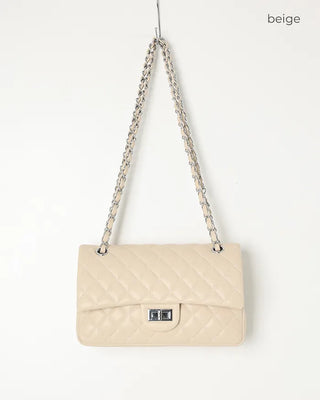 Quilted chain bag
